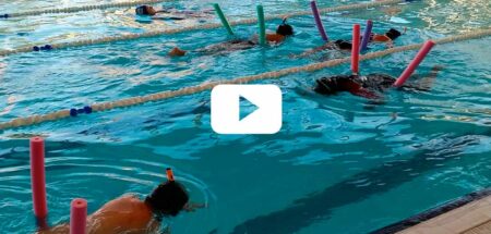 La piscina se prepara para la Navidad piscina