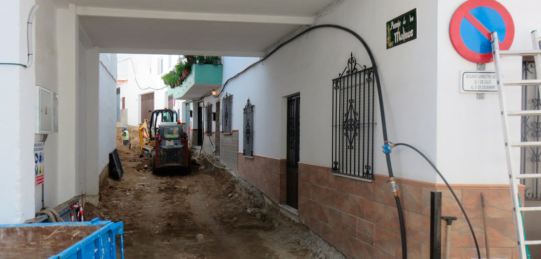Obras de mejora en tres calles - RTV Alhaurín el Grande