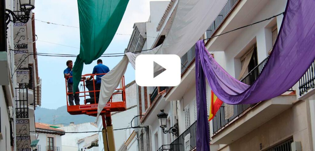 Preparativos para la Feria