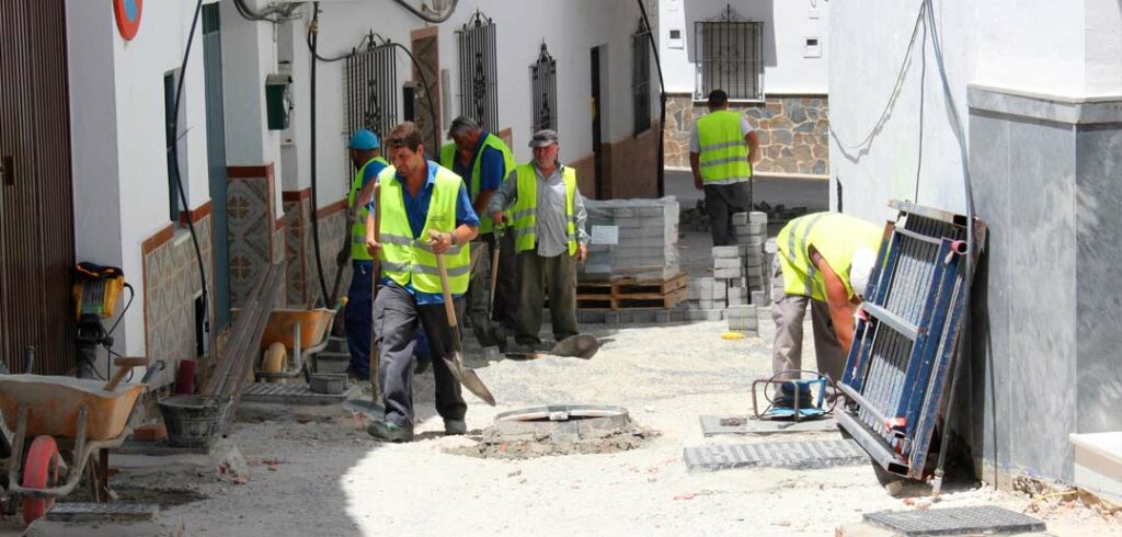 Obras en Pasaje de los Molinos