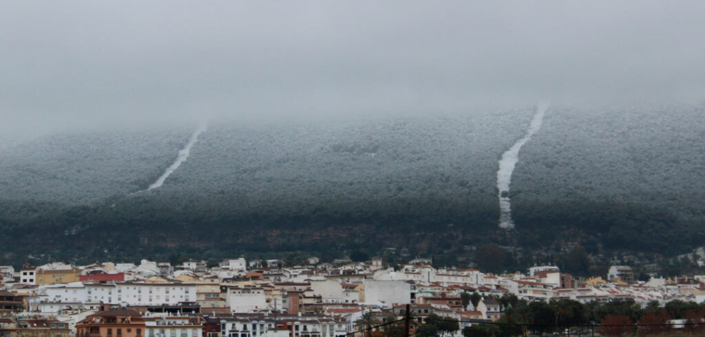 Nevada en Alhaurín el Grande