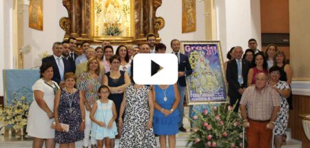 La Hermandad de la Virgen de Gracia presentó el viernes el cartel de las fiestas de la Patrona