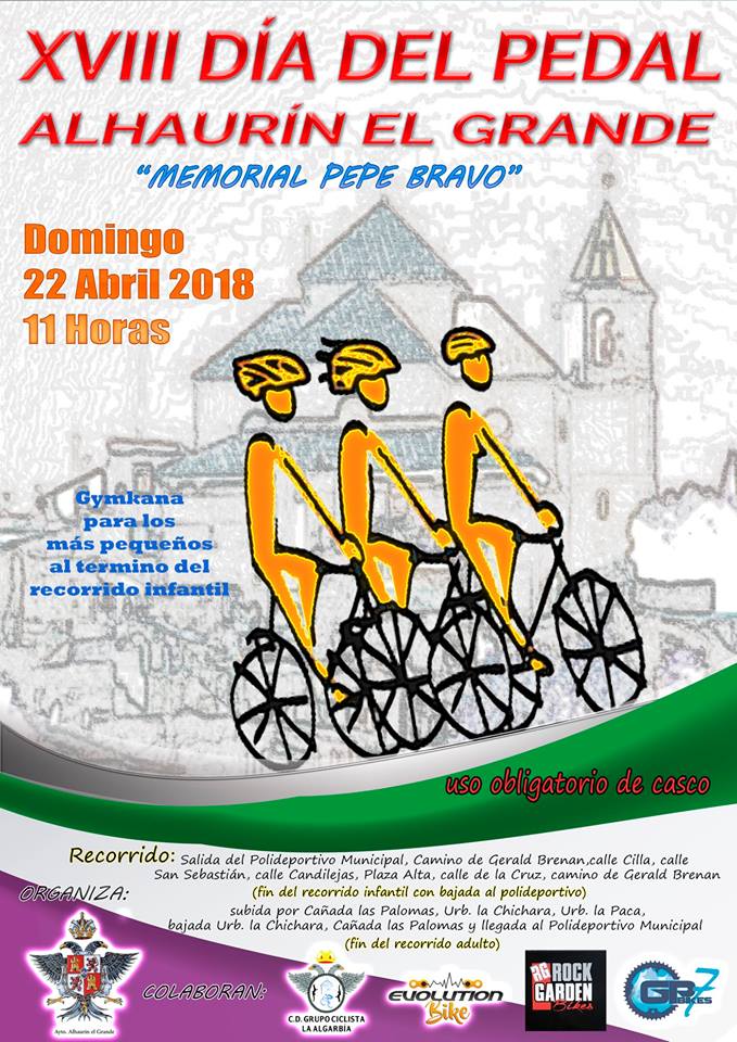 Plazo de inscripción abierto para apuntarse al XVIII Día del Pedal "Memorial Pepe Bravo"