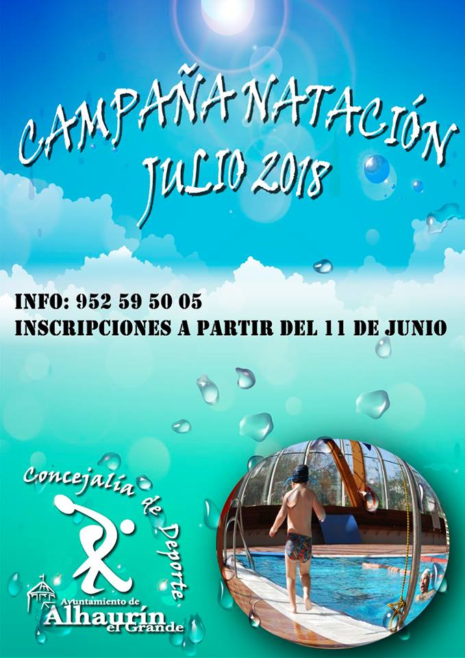 El Ayuntamiento aumenta a 360 el número de plazas para la campaña de natación de julio 2018