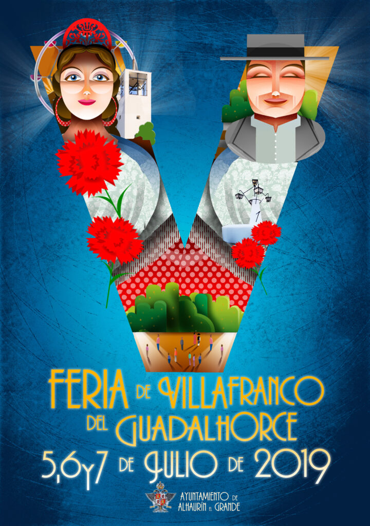 Cartel de la Feria de Villafranco del Guadalhorce