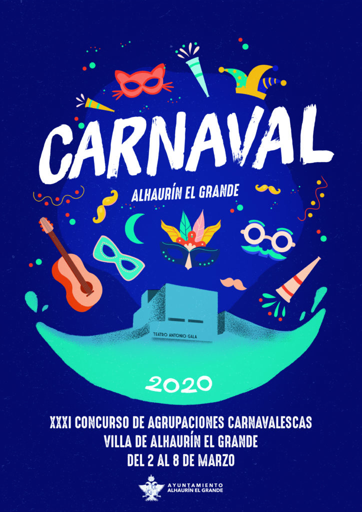 cartel carnaval Alhaurín el Grande 2020