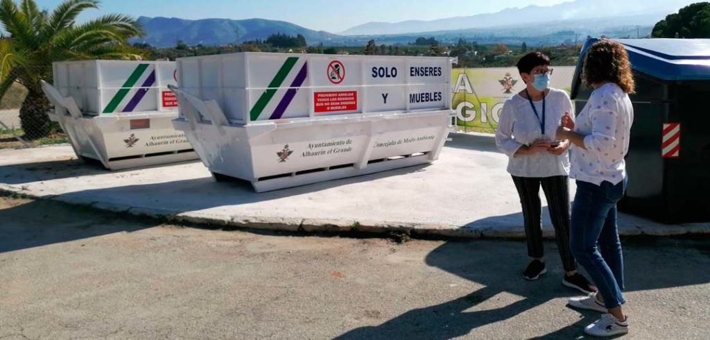El Ayuntamiento instala una isla ecológica para residuos específicos en Villafranco