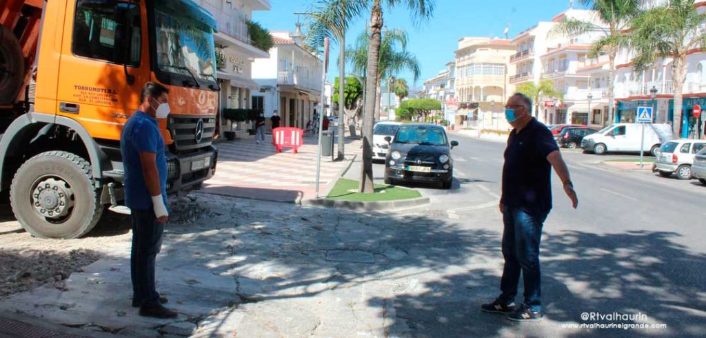 Ya han comenzado las obras de reforma integral en la calle Menéndez Pidal
