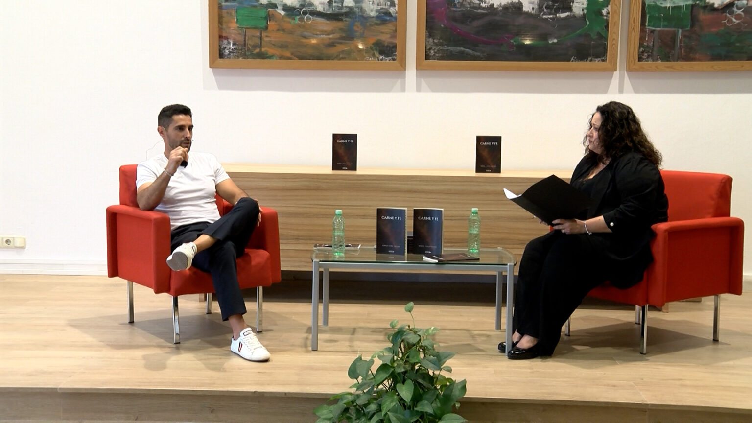 Presentación del libro “Carne y fe”, de Jorge Luna