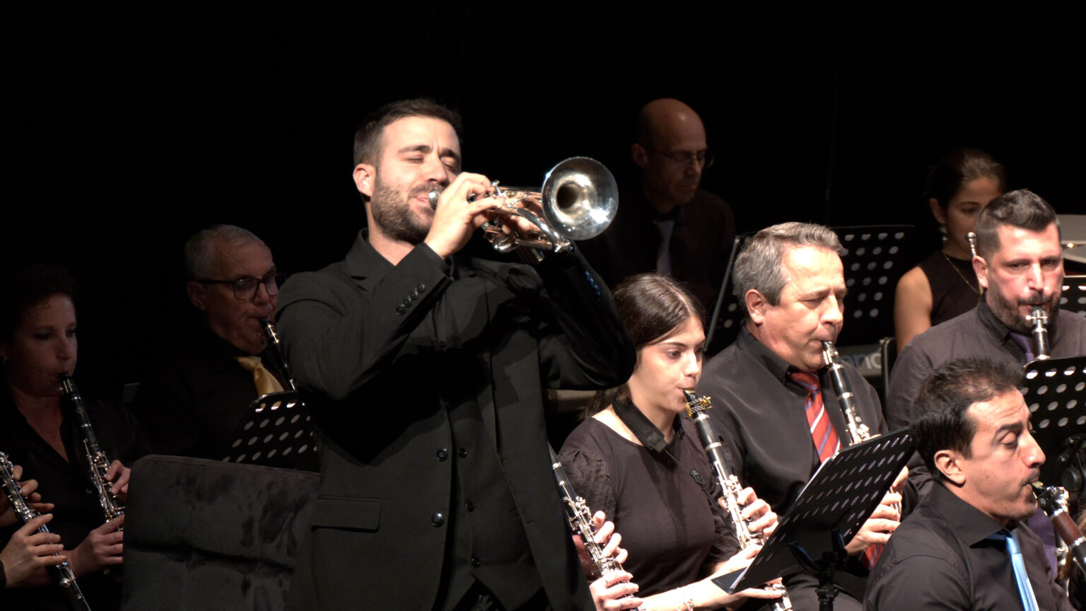 Concierto del trompetista Rubén Simeó con la Asociación Musical Manuel Amador.