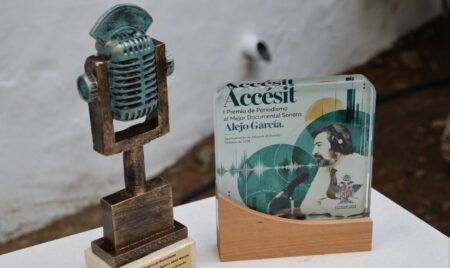 Entrega de premios del I concurso nacional de periodismo sonoro «Alejo García».